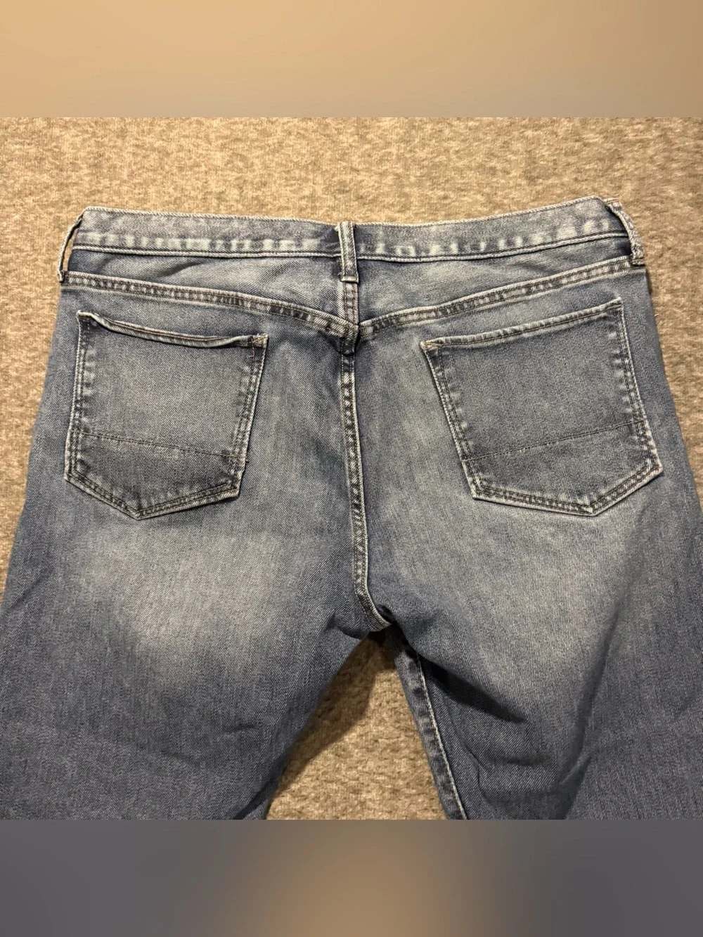Banana Republic Premium Performance Jeans Mens 34x30 Blue Straight Fit Stretch